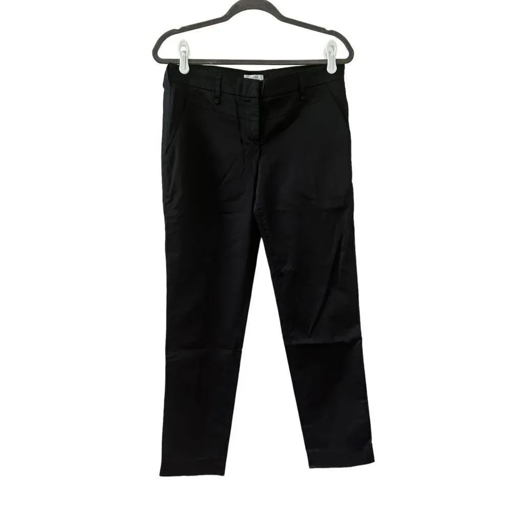 Gunex Tuxedo Casual Stretch Straight Leg Pants Women's Black Size 6